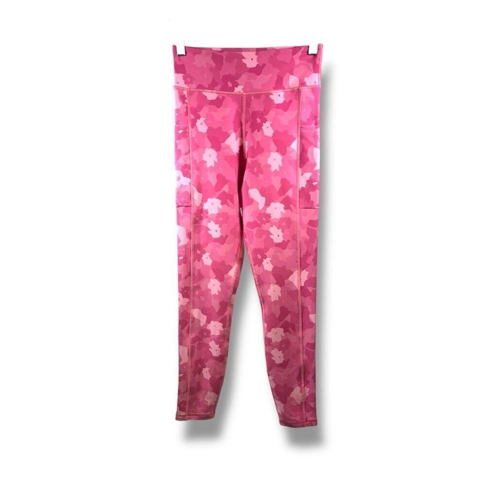 Johnny Was Calme NWT Endurance High Waist 7/8 with Pockets in Floral Pink Size S